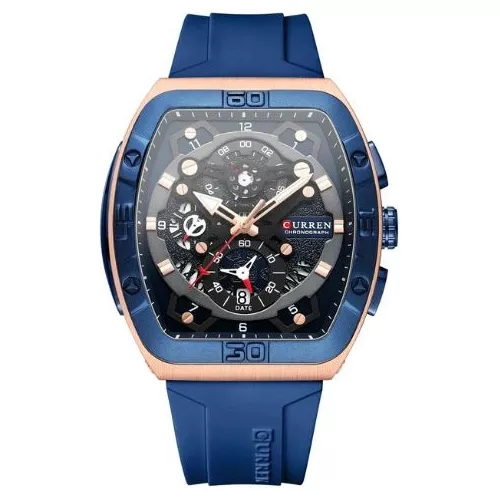 Reloj Curren KRED8701 Cuarzo Azul-0