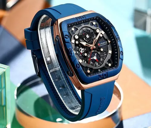 Reloj Curren KRED8701 Cuarzo Azul-2