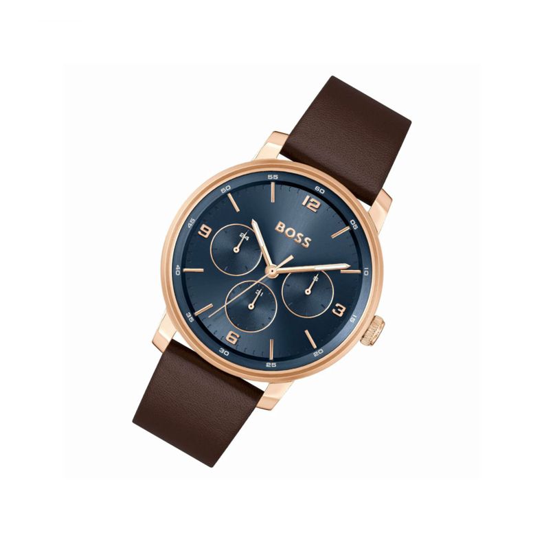 Reloj Boss 1514126 Café Hombre Quartz-1