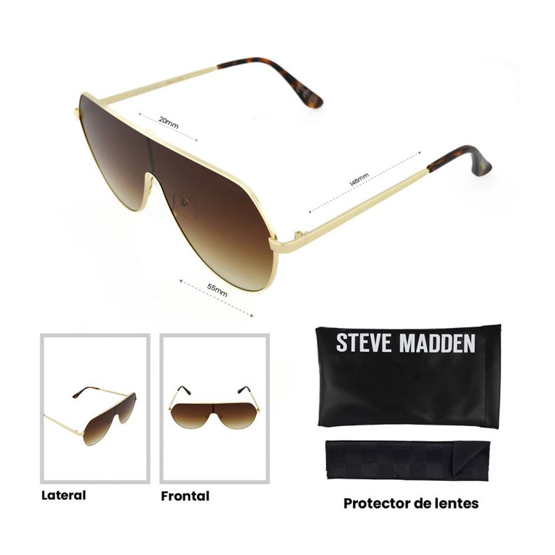 Lentes de Sol Steve Madden X17076 Outlook Unisex-3