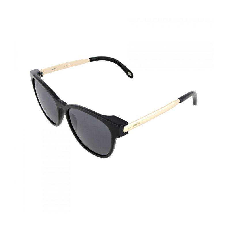 Lentes De Sol Fossil Outlook X82582 Mujeres Negro