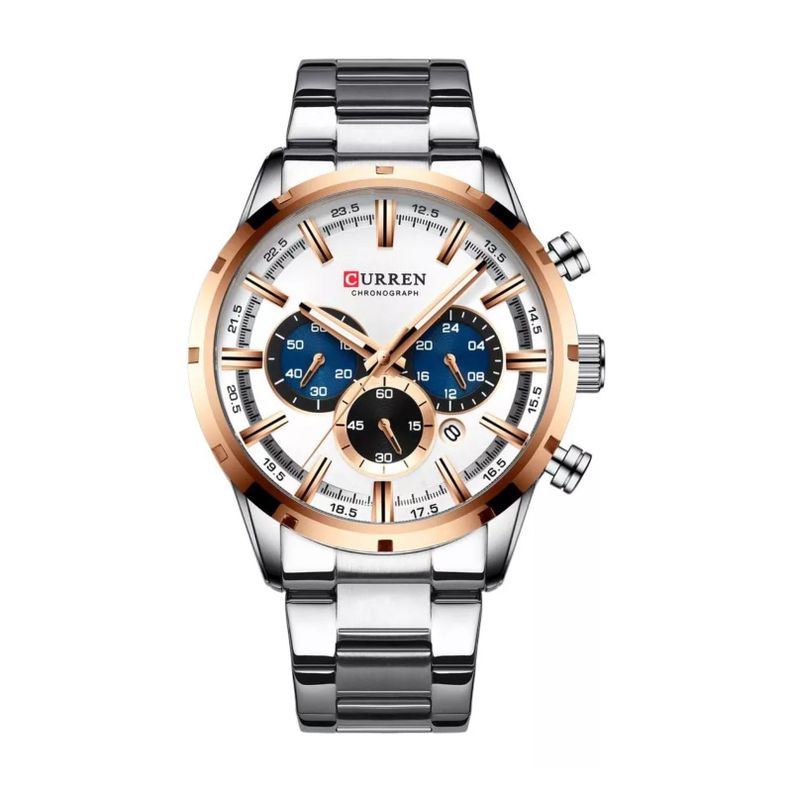 Reloj Curren KREC762002 Cuarzo Plata-0