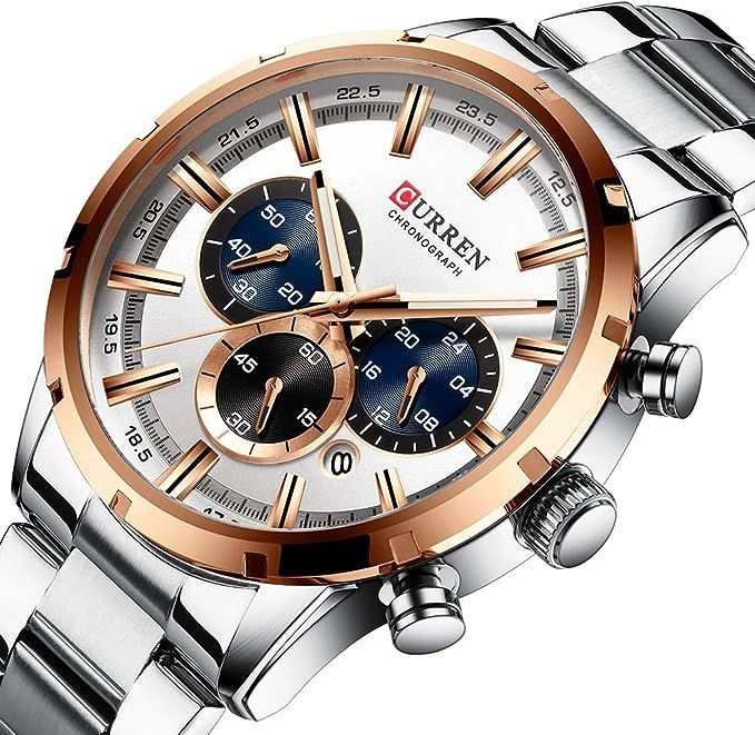 Reloj Curren KREC762002 Cuarzo Plata-7