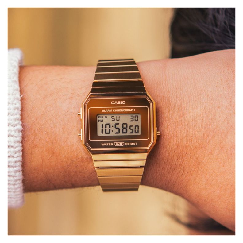Reloj Casio A700WEVG-9ADF Unisexo Digital-2