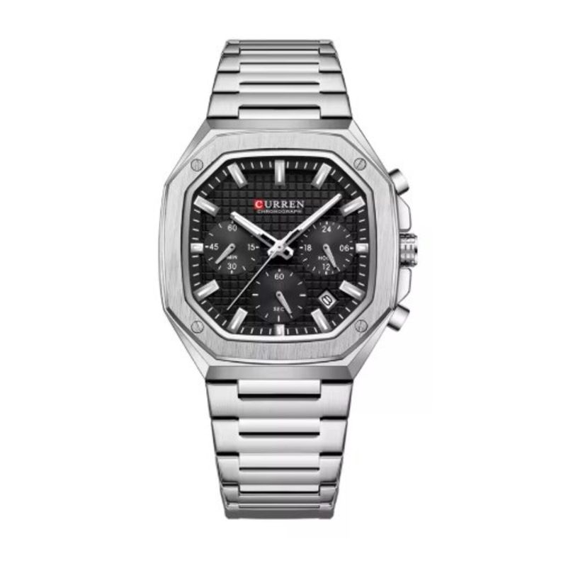 Reloj Curren KREE0602 Quartz Hombre Plateado