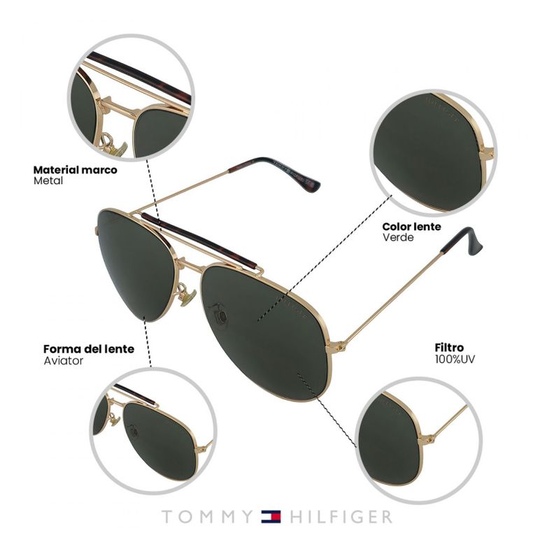 Lentes de Sol Tommy Hilfiger Outlook X64006 Hombre-4