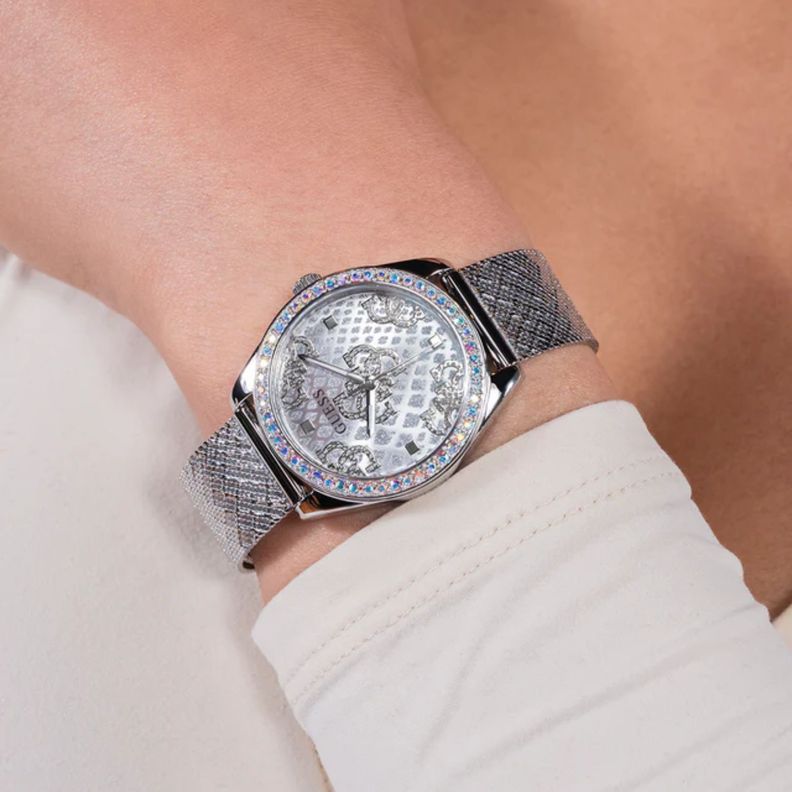 Reloj Guess Gw0748L1 Boa Cuarzo Plata-3