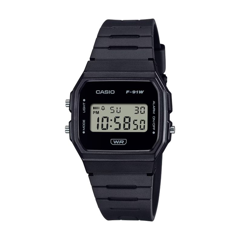 Reloj Casio F-91WB-1ADF Unisexo Digital-0