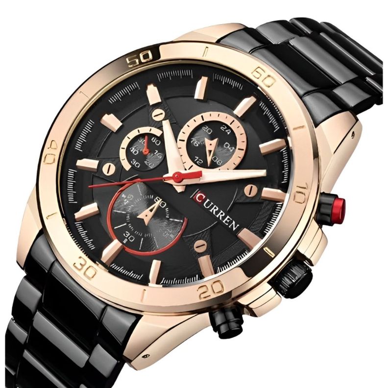 Reloj Curren 8275BKGD Cuarzo Negro-1