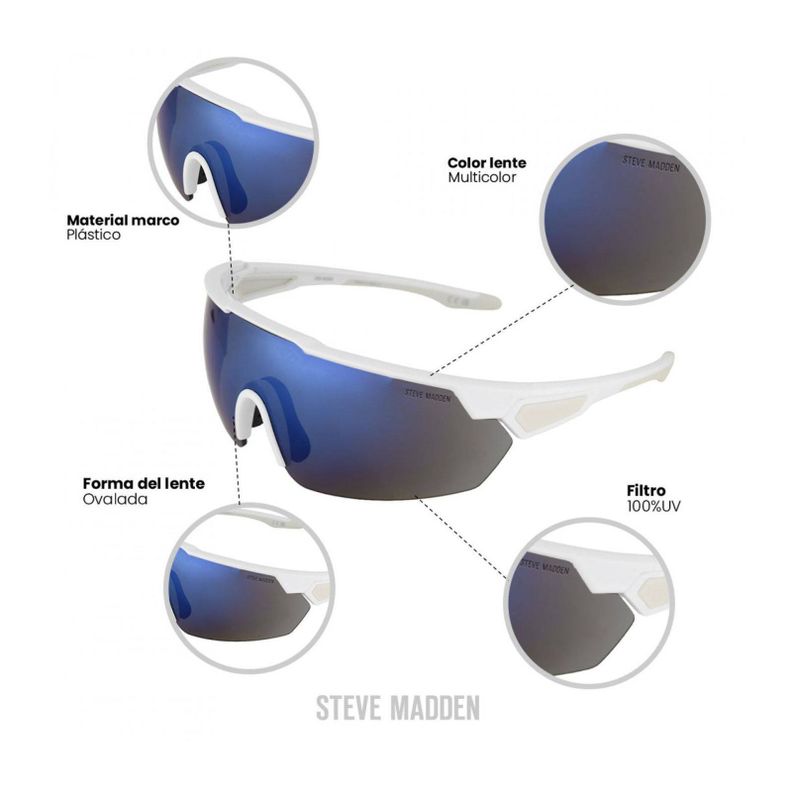 Lentes de Sol Steve Madden X17078 Outlook Unisex-3