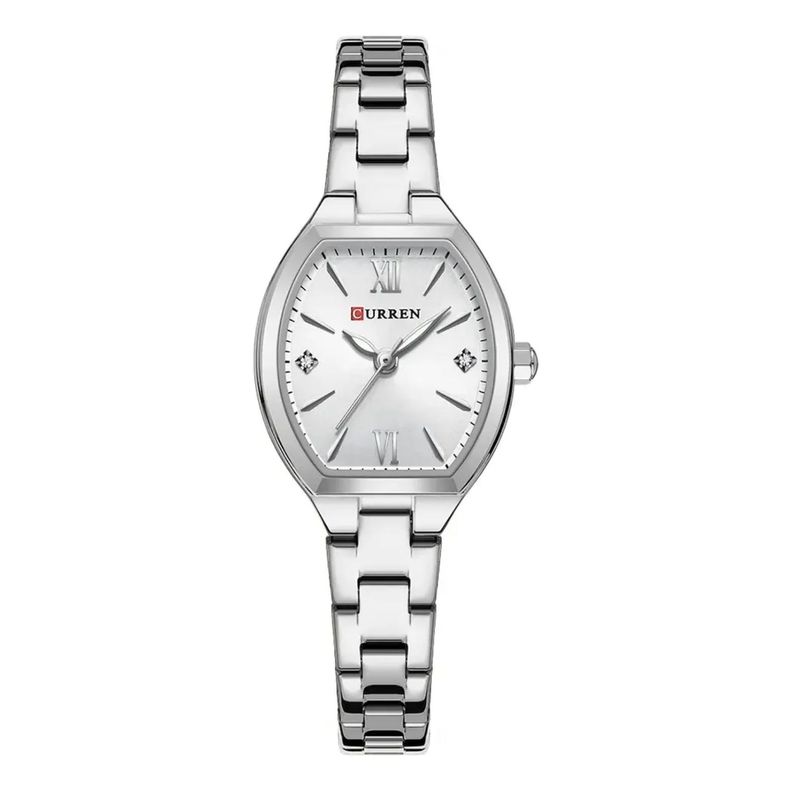 Reloj Curren KREE4601 Mujer Quartz Plateado