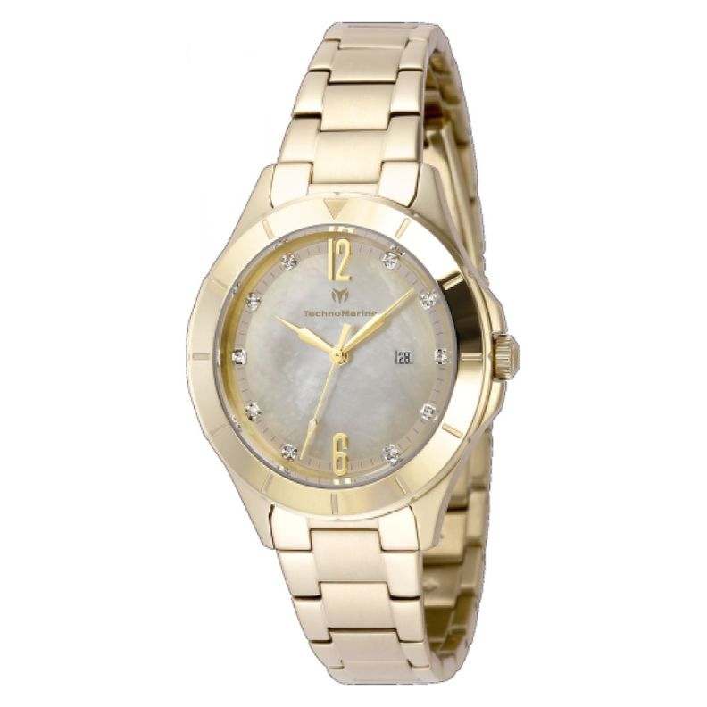 Reloj Technomarine TM-826005 Mujer Quartz Dorado