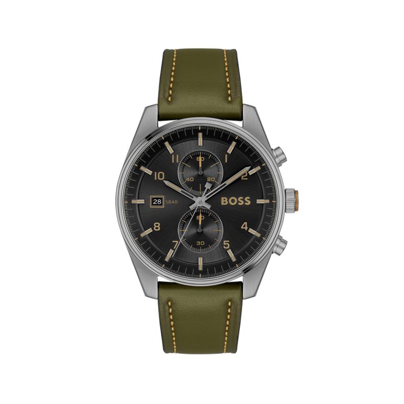 Reloj Boss 1514148 Café Hombre Quartz-0