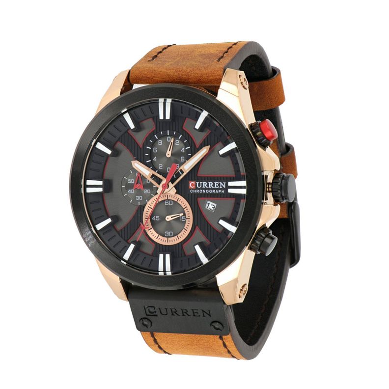Reloj Curren KREC832011 Cuarzo Café-1