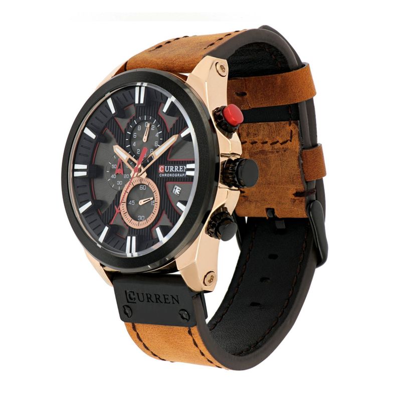 Reloj Curren KREC832011 Cuarzo Café-2