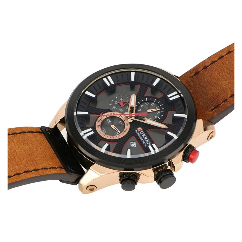 Reloj Curren KREC832011 Cuarzo Café-3