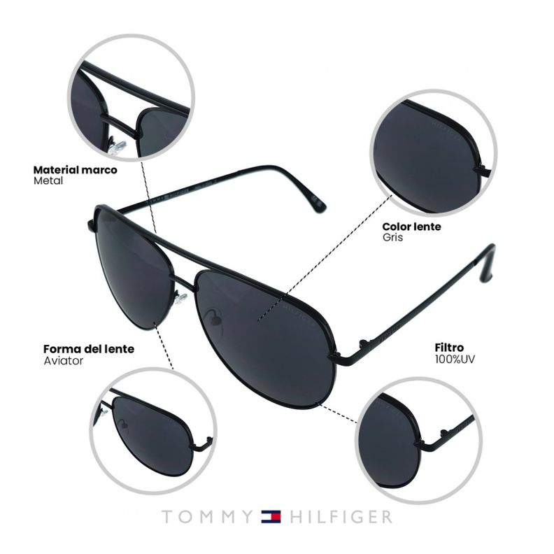 Lentes de Sol Tommy Hilfiger Outlook X62050 Hombre-3
