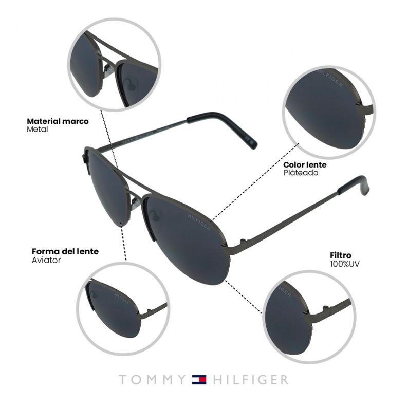 Lentes de Sol Tommy Hilfiger Outlook X62049 Hombre-3