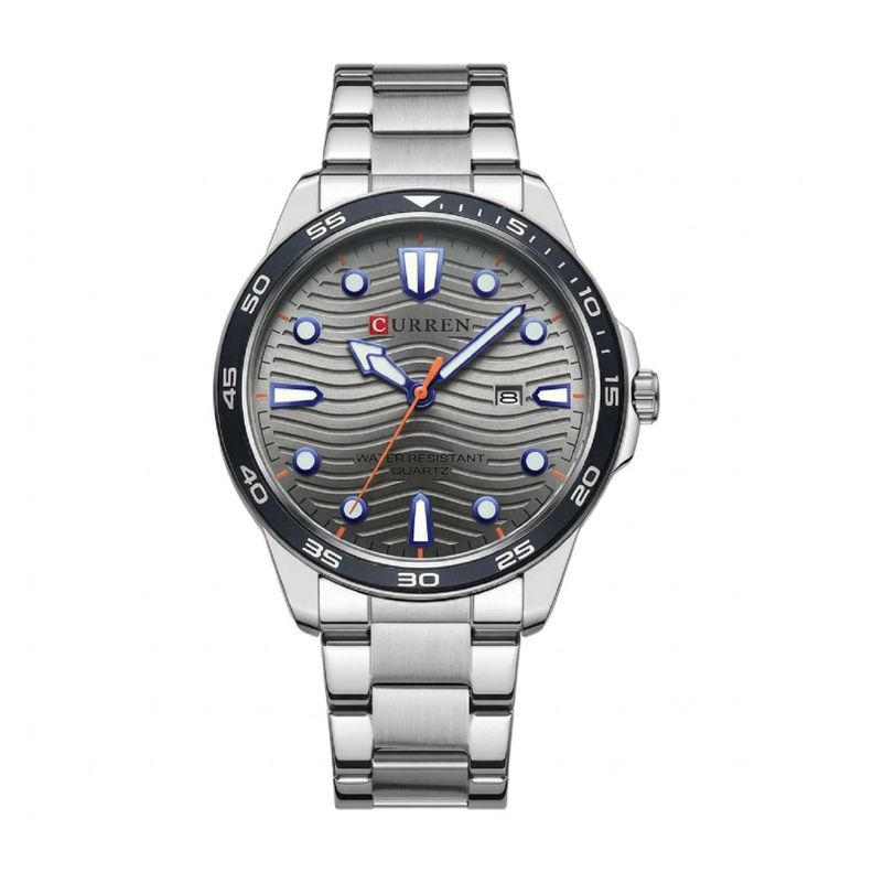 Reloj Curren KRED681912 Hombre Quartz Plateado