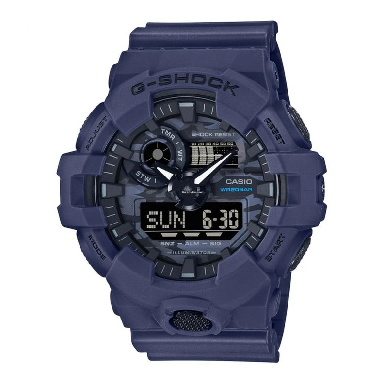 Reloj G-Shock GA-700CA-2ADR Hombre Azul