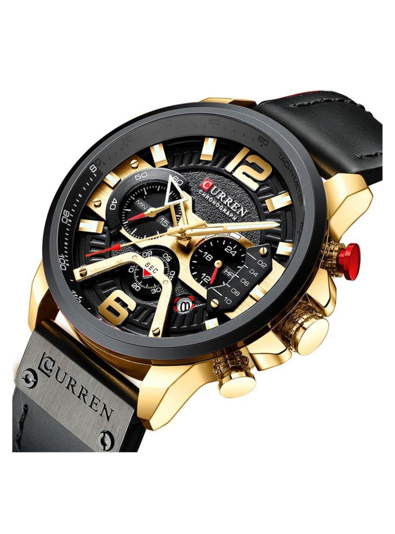 Reloj Curren KREC57180101 Quartz Hombre Dorado-0