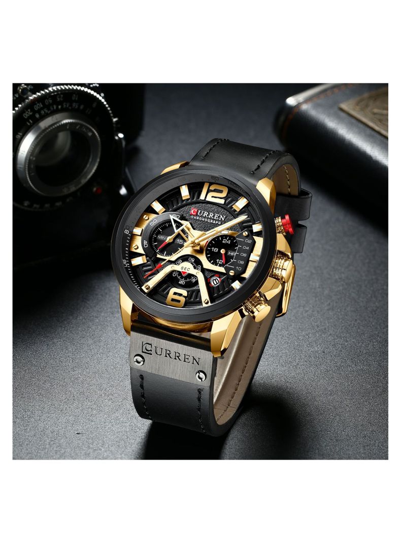 Reloj Curren KREC57180101 Quartz Hombre Dorado-3