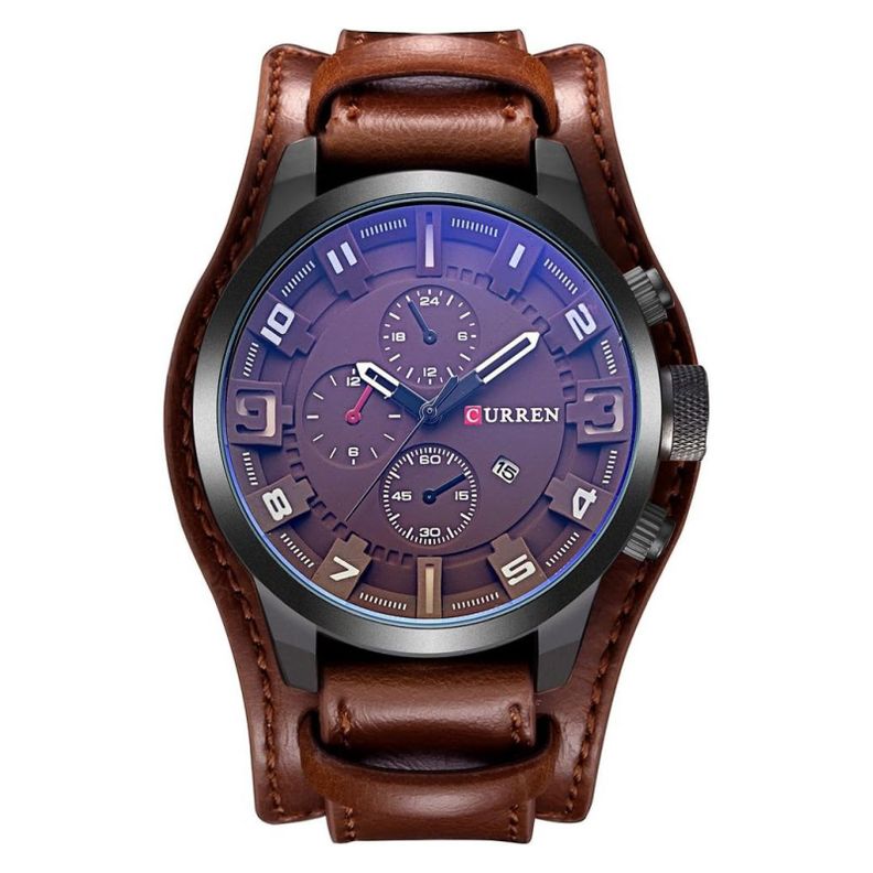 Reloj Curren KREA96010811 Cuarzo Café-0
