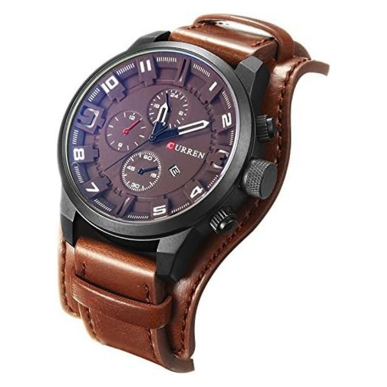 Reloj Curren KREA96010811 Cuarzo Café-1