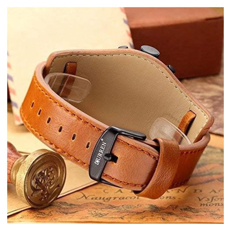Reloj Curren KREA96010811 Cuarzo Café-2