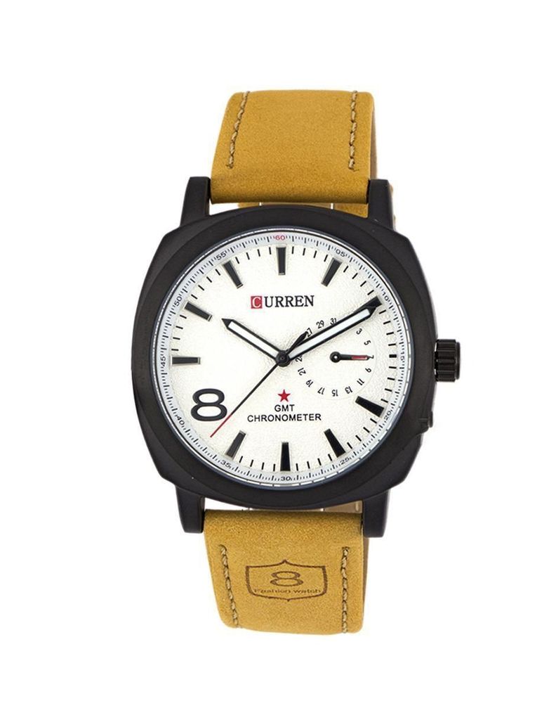 Reloj Curren KRE1902 Cuarzo Café-0