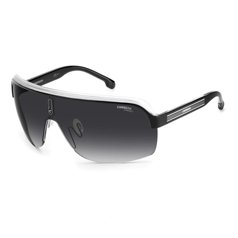 Lentes De Sol Forma Máscara Carrera Negro