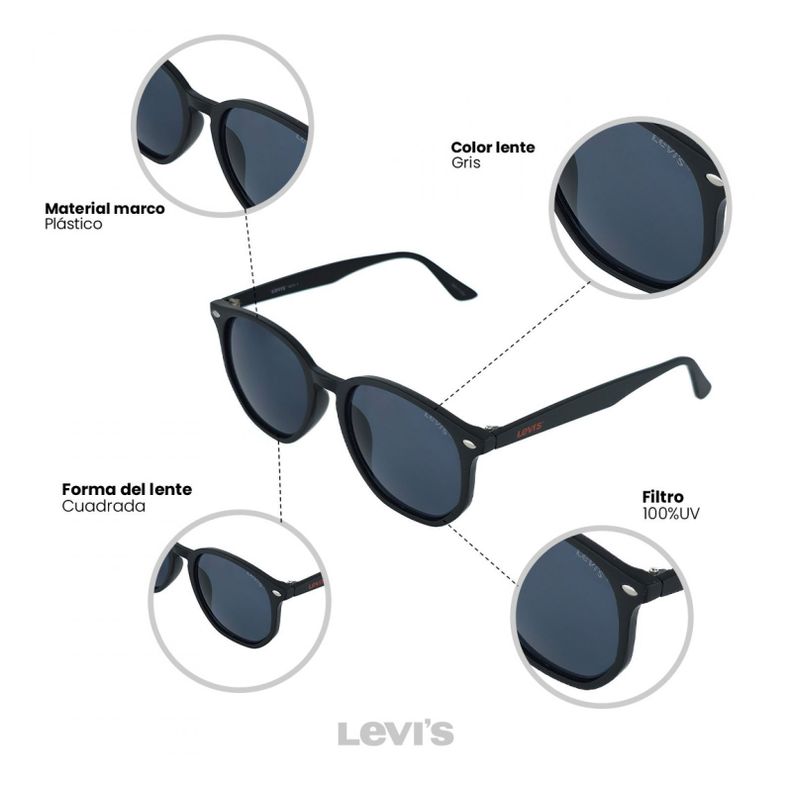 Lentes de Sol Levis X14075 Outlook Unisex-4