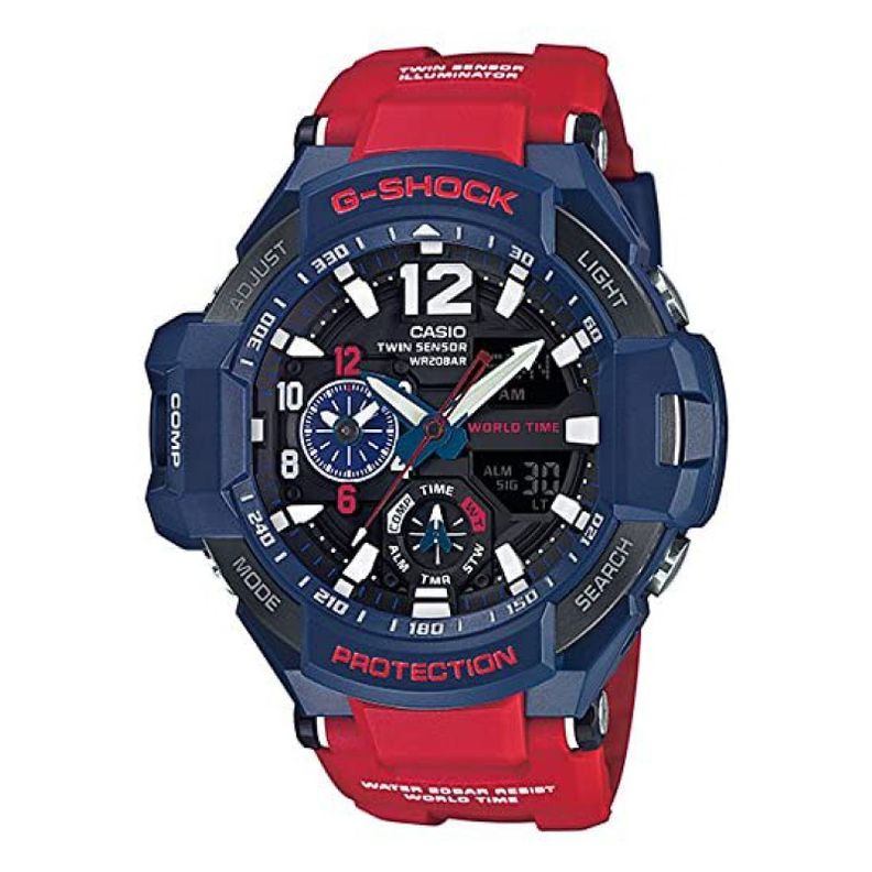 Reloj Casio GA-1100-2A Azul Unisex-0