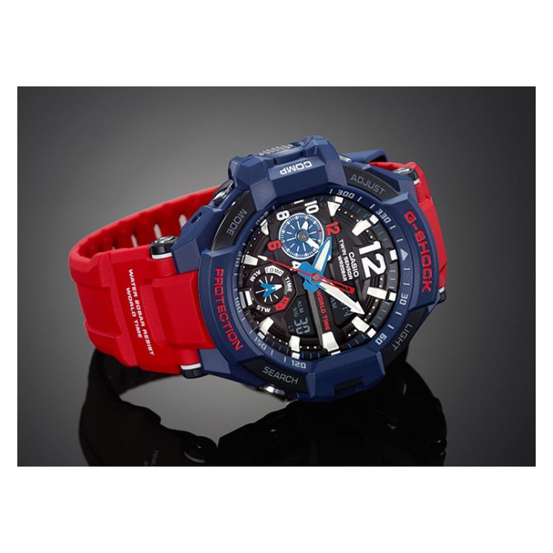 Reloj Casio GA-1100-2A Azul Unisex-1
