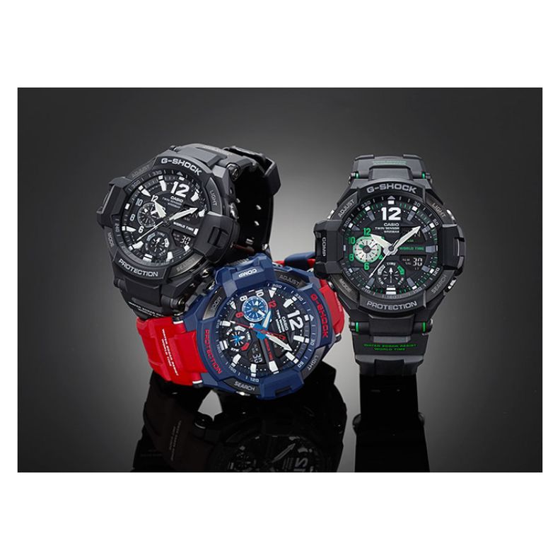 Reloj Casio GA-1100-2A Azul Unisex-2