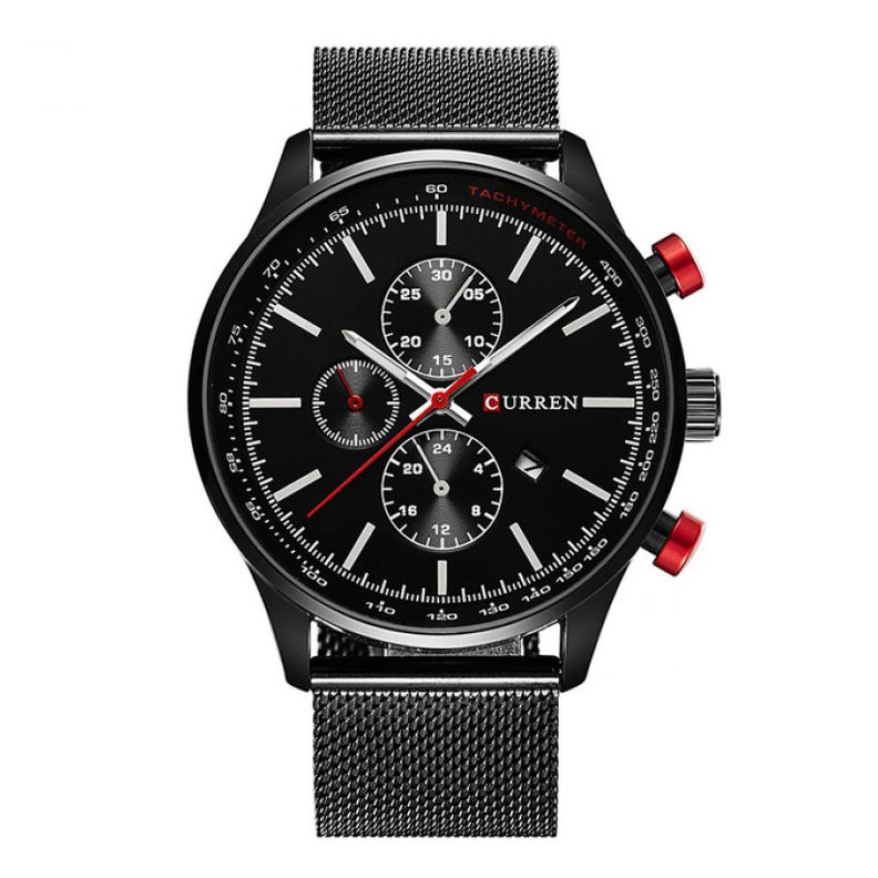 Reloj Curren KREA7801GA Quartz Hombre Negro