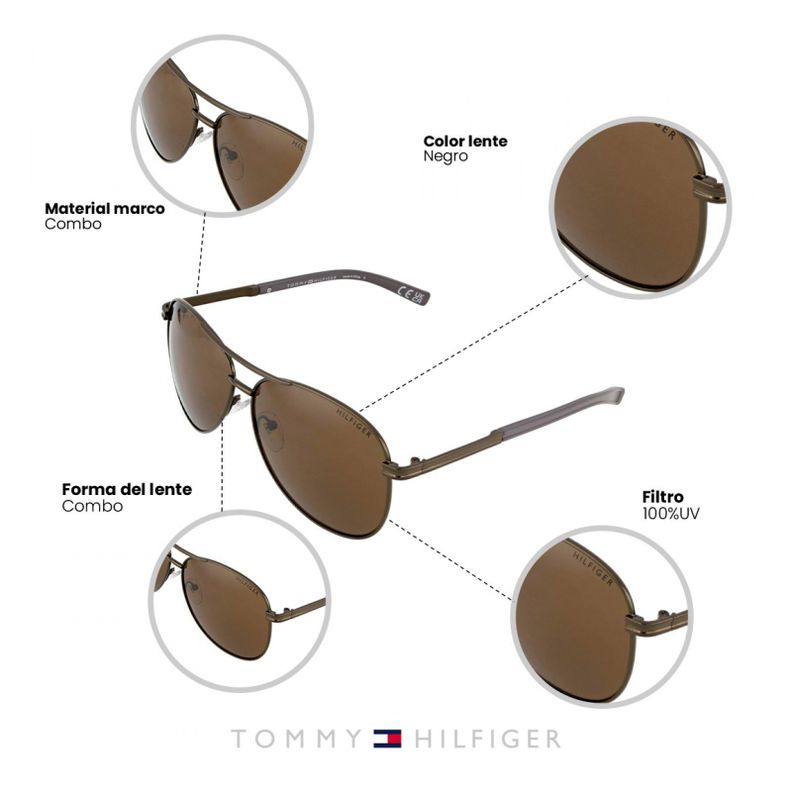 Lentes de Sol Tommy Hilfiger Outlook X67136 Hombre-4