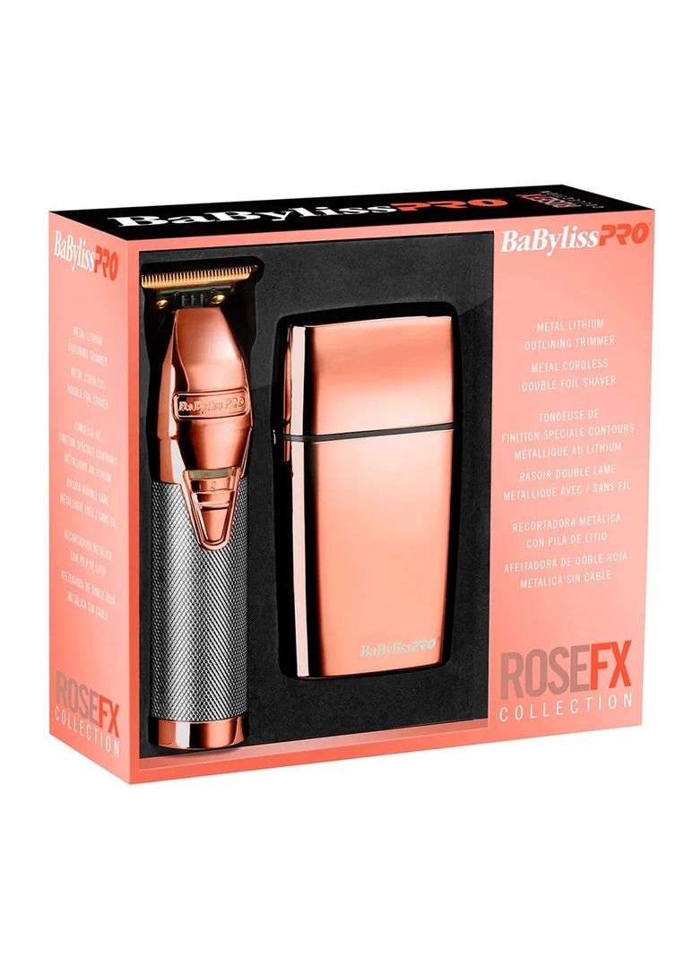 Kit Desvelladora Y Afeitadora Babylisspro Rosefx-1