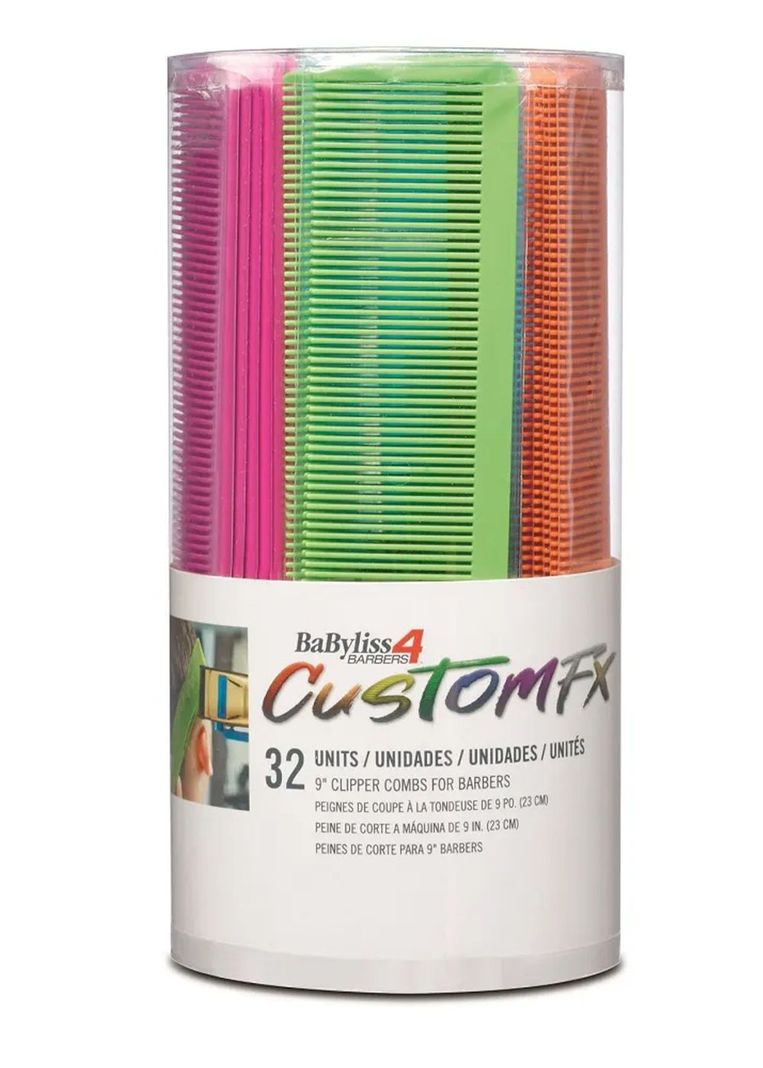 Peines corte color 9 Babyliss (30 un x bucket)-1