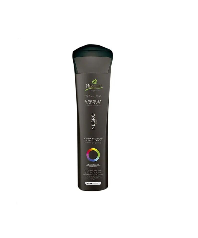 Mascarilla matizante Naissant Negro 300 ml