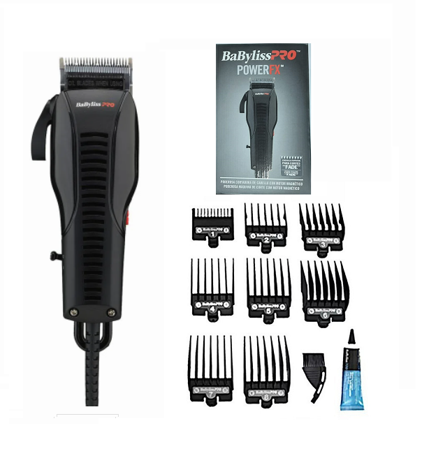 Cortapelo Power Fx Magnético Con 8 Guías Babylisspro Black-7