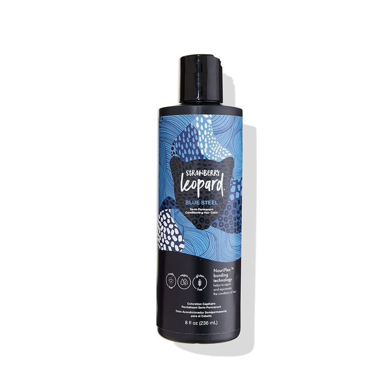 Tintura semi-permanente Blue Steel Strawberry Leopard 236 ml-0
