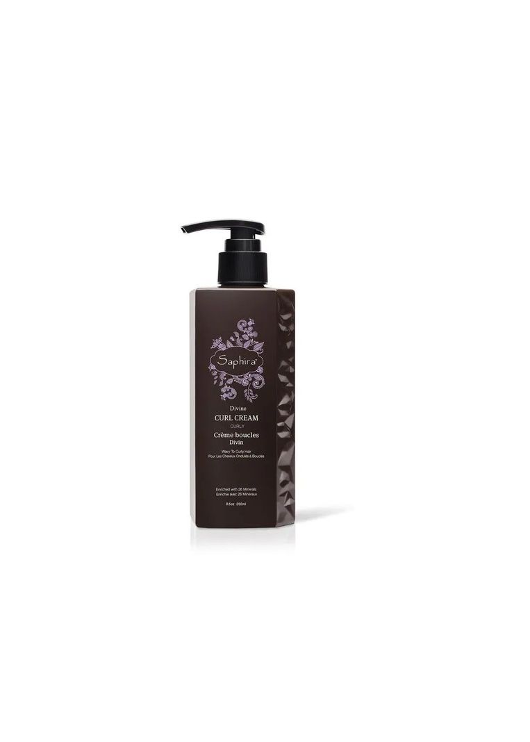 Crema de peinar Saphira Mineral Mud Curly 250ml-0