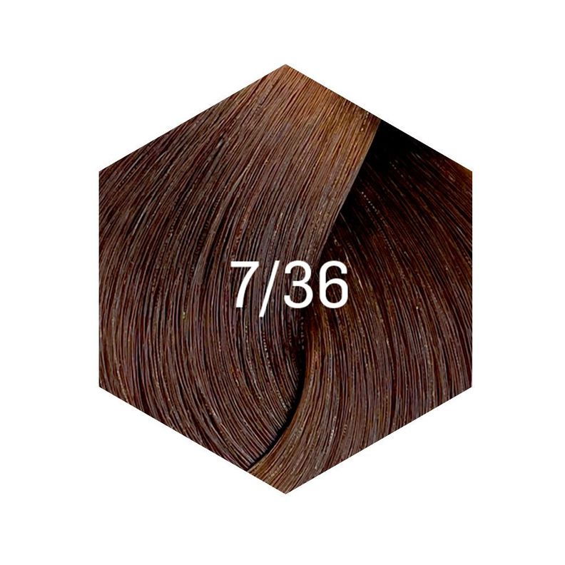 tintura permanente 60ml 7/36 rubio medio dorado marrón-1