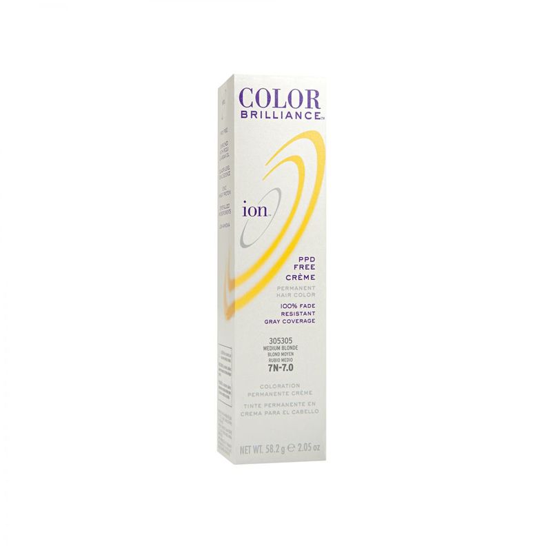 Tinte Permanente En Crema Ion Rubio medio 7N