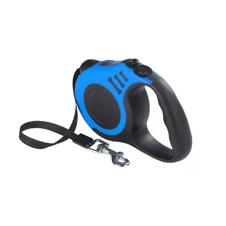 Correa De Perros Retráctil Azul-2