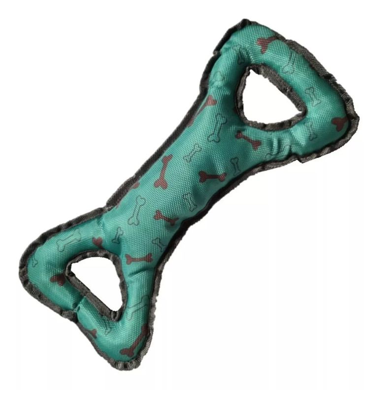 Juguete Para Perro Forma Hueso Azul-0