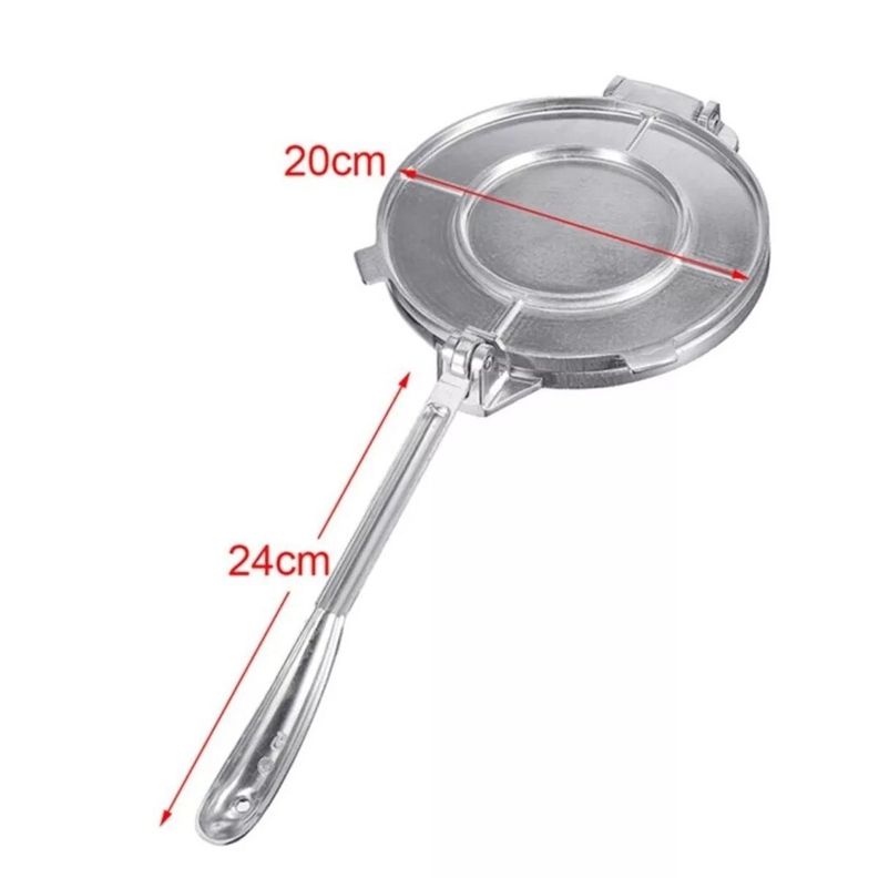 Prensa Para Tortillas Acero Inoxidable 20 cm-4