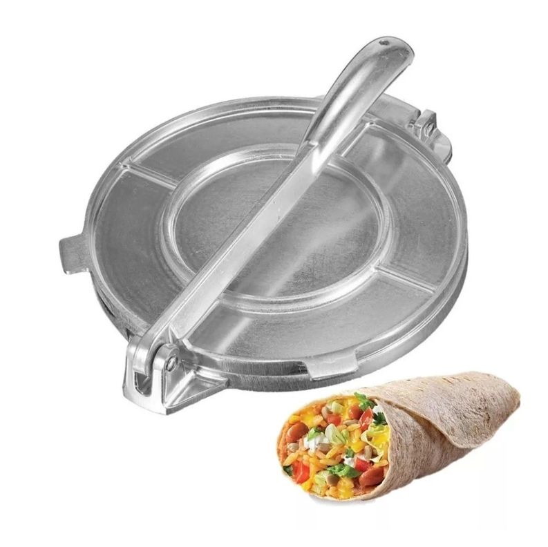 Prensa Para Tortillas Acero Inoxidable 20 cm-5