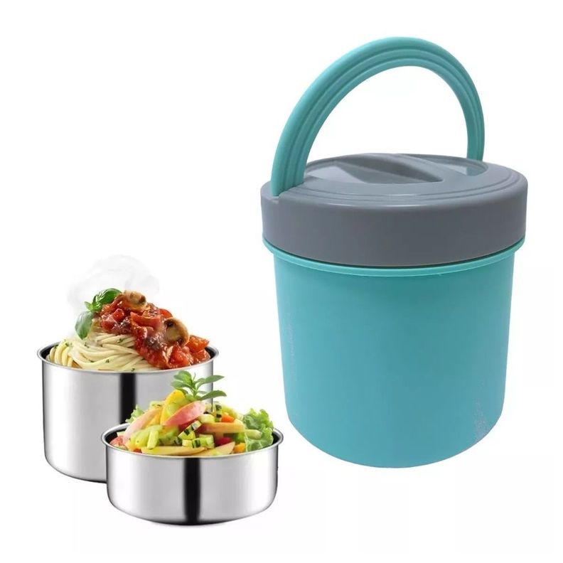 Termo Para Comida Caliente infantil azul-1
